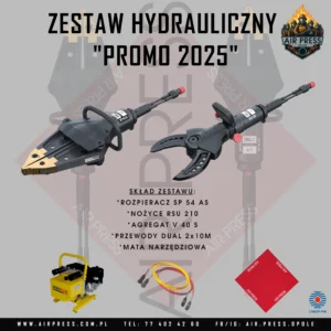 AIR PRESS Zestaw narzędzi hydraulicznych PROMO 2025