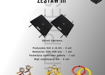 Zestaw poduszek wysokociśnieniowych 8 bar SAVA –  SLK 6 – KSRG